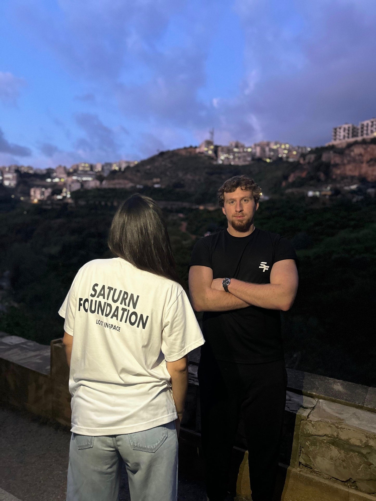 BLACK ON WHITE T-SHIRT