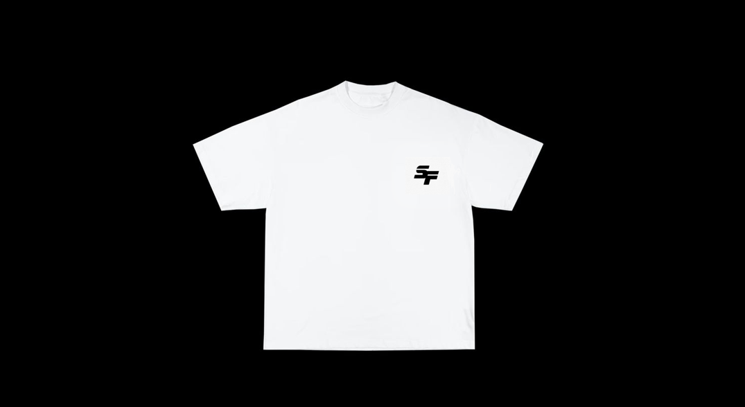 BLACK ON WHITE T-SHIRT