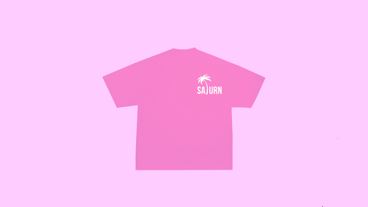 Pink palm tree T-shirt